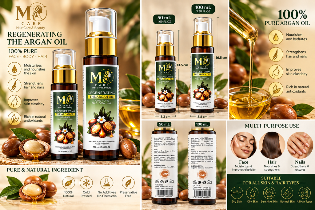 MA CARE Pure Argan Oil – 100% Natural