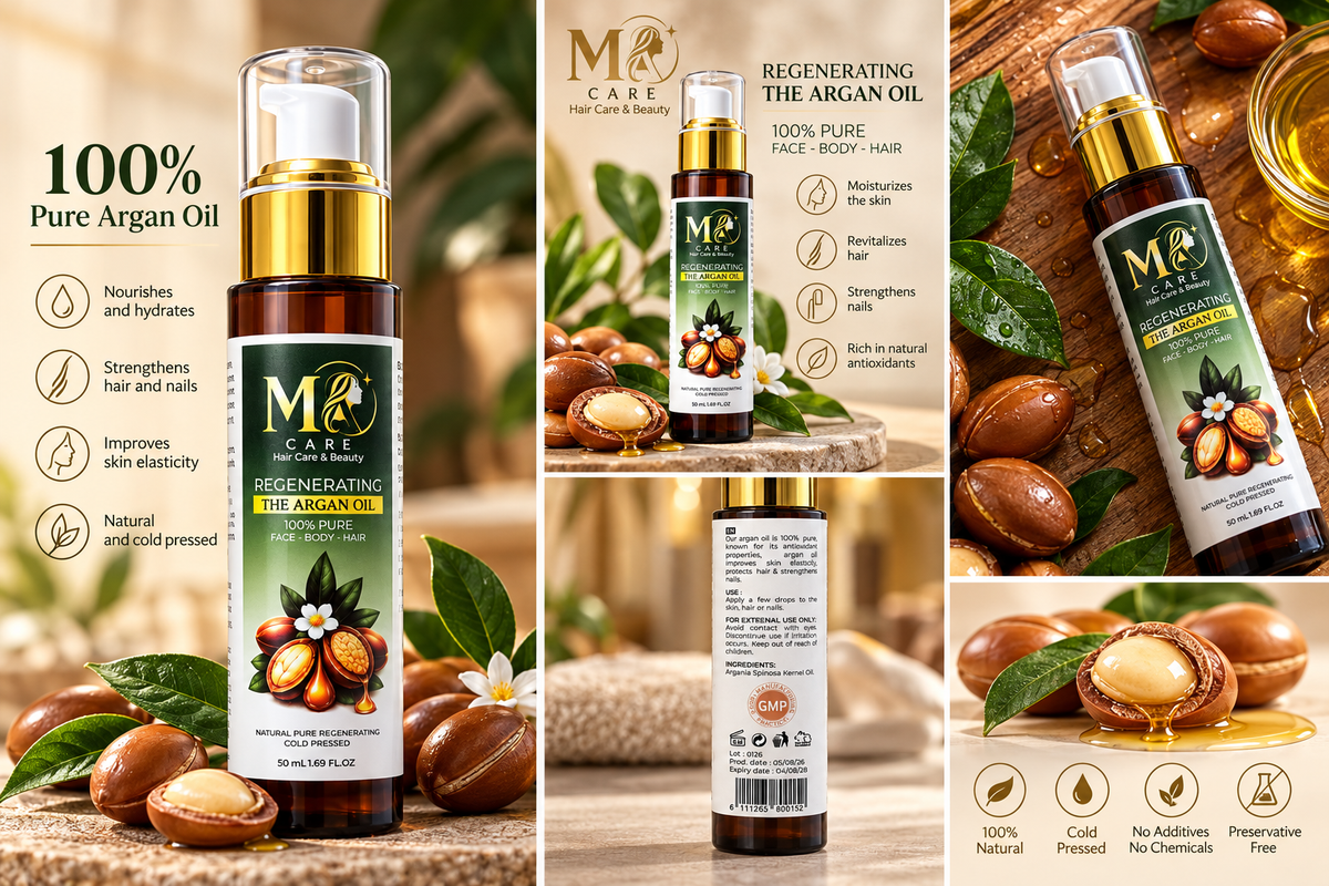 MA CARE Pure Argan Oil – 100% Natural